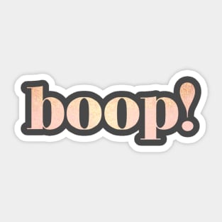 Boop! Sticker